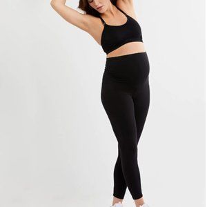 LUXE ESSENTIALS SECRET FIT BELLY ULTRA SOFT MATERNITY LEGGINGS